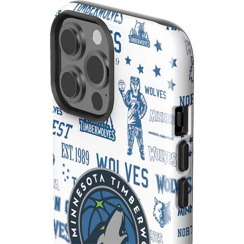 NBA Minnesota Timberwolves Historic Blast iPhone 15 Pro Max Impact Case